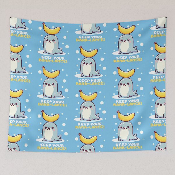 Item preview, Keep your bana-lance! - cute banana seal vol. 2 designed and sold by Funny-Banana.