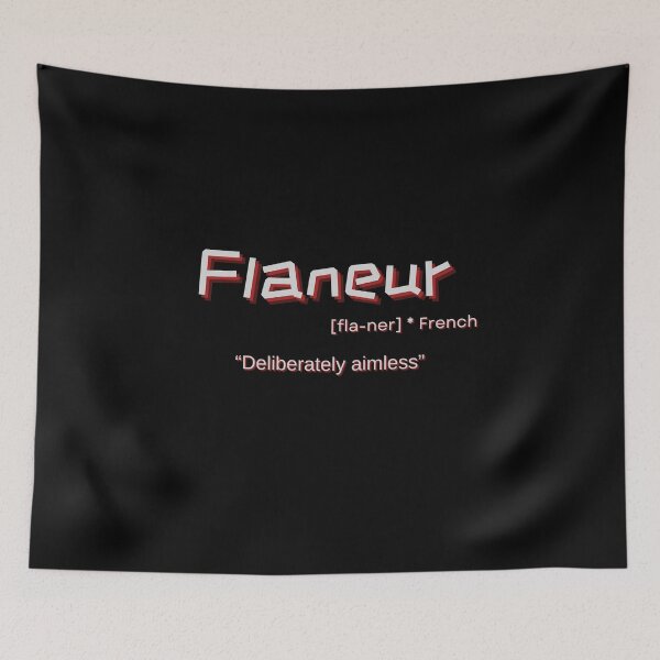 Item preview, Flaneur, adventurer, traveller, city stroller, nomad designed and sold by LaughandLaugh.