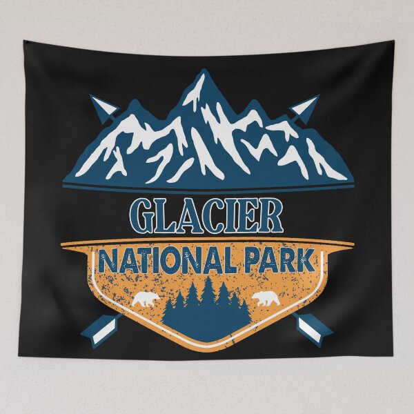 Item preview, Glacier National Park designed and sold by graphic-map.