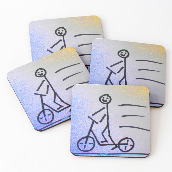 Item preview, Riding a scooter makes you HAPPY! designed and sold by ZoffArt-Shop.