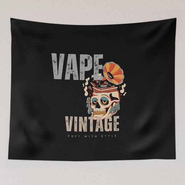 Item preview, Vape Vintage: Puff with Style! Tee designed and sold by exclusivebucket.