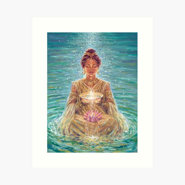 Water Priestess Art Print
