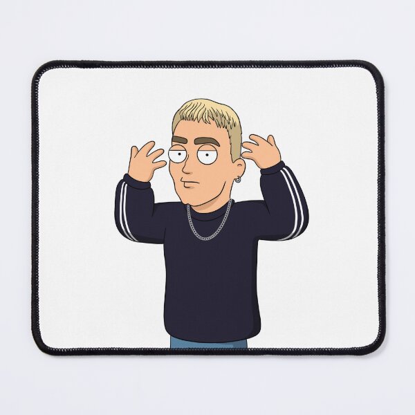 Item preview, Cartoon young Eminem  designed and sold by MariaPencilArt.