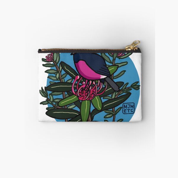 Item preview, Pink Robin on Tasmanian Warratah designed and sold by MJMETC.