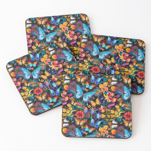 Item preview, Vibrant Butterfly Garden designed and sold by Wishing-Wings.