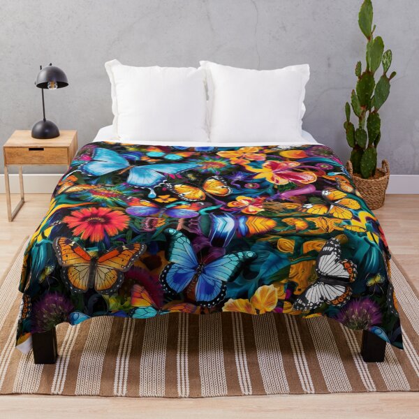 Item preview, Vibrant Butterfly Garden designed and sold by Wishing-Wings.