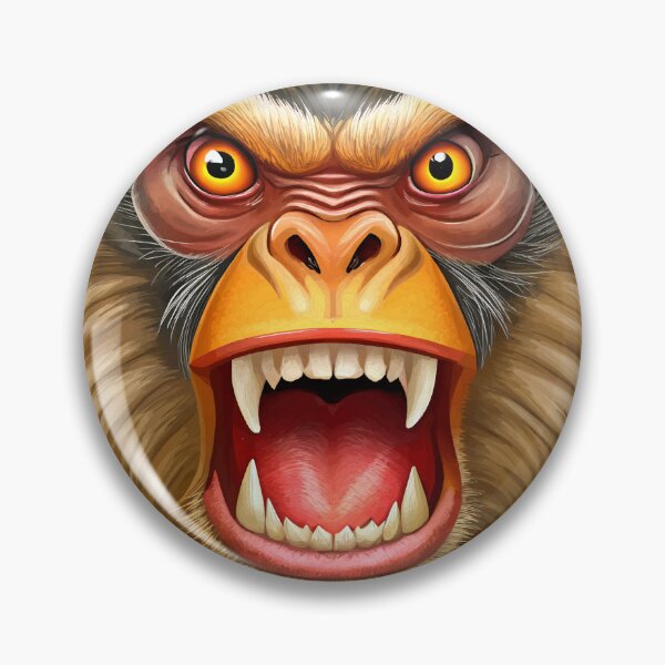 Item preview, Angry Monkey Art - Banana Rage Graphic Design designed and sold by VikArtStudio.
