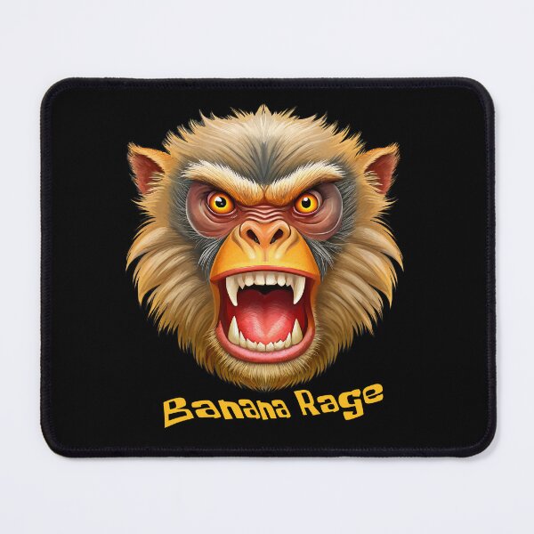 Item preview, Angry Monkey Art - Banana Rage Graphic Design designed and sold by VikArtStudio.
