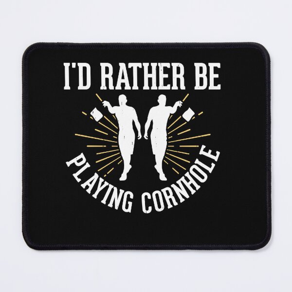 Item preview, I'd Rather Be Playing Cornhole Humor, Cornhole Player, Dummy Boards, Sack Toss Game, Beer Lover, Funny Dad designed and sold by behindthefacts.