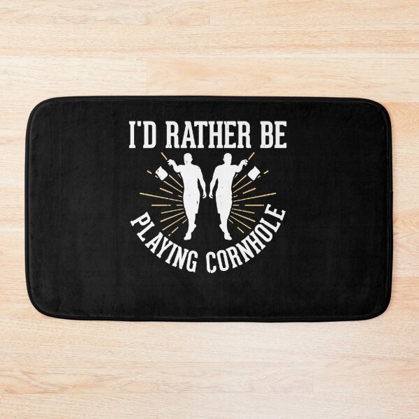 Item preview, I'd Rather Be Playing Cornhole Humor, Cornhole Player, Dummy Boards, Sack Toss Game, Beer Lover, Funny Dad designed and sold by behindthefacts.