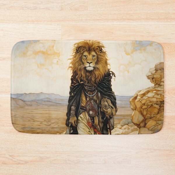 Item preview, Lion wandering in the desert designed and sold by Mauswohn.
