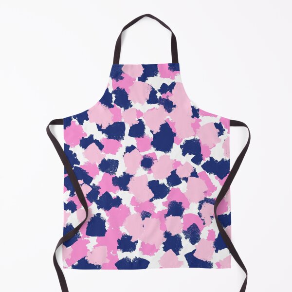 Item preview, Abstract, Pink and Navy Blue, Spotty, Brushstrokes designed and sold by OneThreeSix.