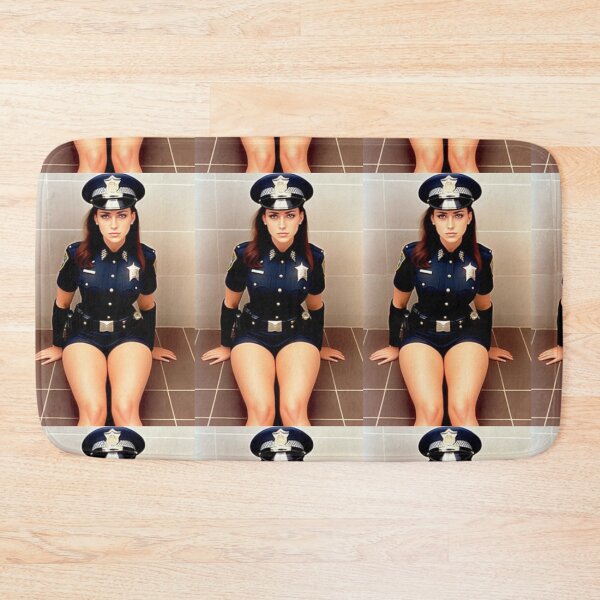 Item preview, Lady Cop Sitting on a Restroom Floor | Digital Art designed and sold by patrickcallan.