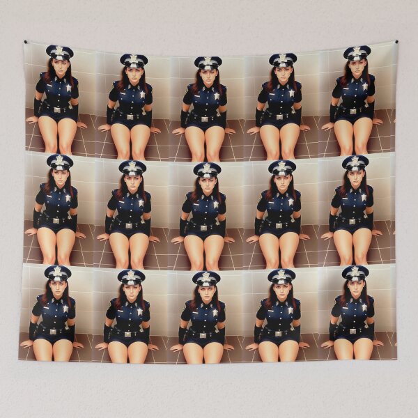 Item preview, Lady Cop Sitting on a Restroom Floor | Digital Art designed and sold by patrickcallan.