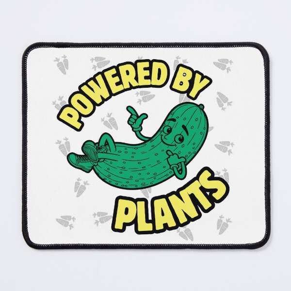 Item preview, Gift for Vegetarian "Powered by Plants" - Embrace the Green Lifestyle with Our Vegetarian Collection designed and sold by Kubala.