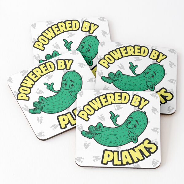 Item preview, Gift for Vegetarian "Powered by Plants" - Embrace the Green Lifestyle with Our Vegetarian Collection designed and sold by Kubala.