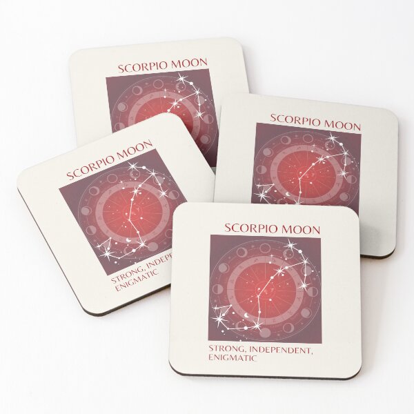 Item preview, Scorpio, Scorpio Moon Sign, Scorpio Zodiac, Red Aura Gradient designed and sold by Magic Love Art Print.