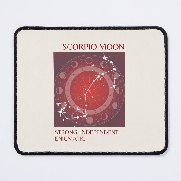 Item preview, Scorpio, Scorpio Moon Sign, Scorpio Zodiac, Red Aura Gradient designed and sold by Magic Love Art Print.
