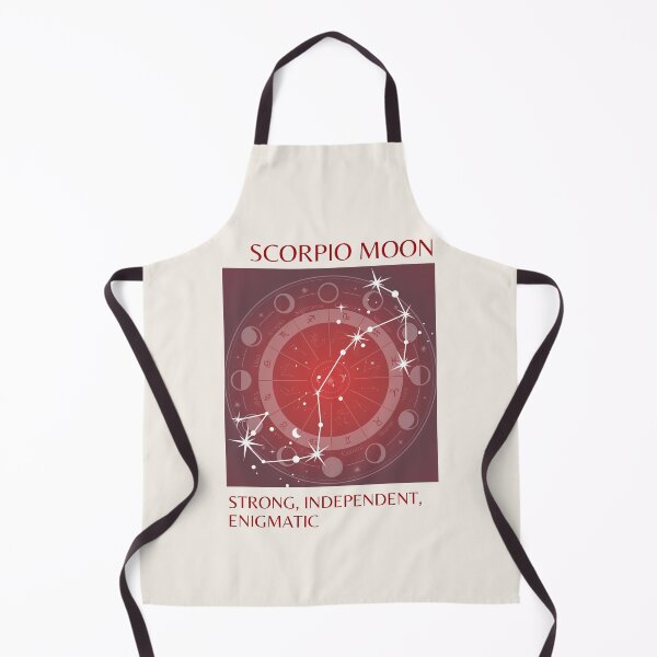 Item preview, Scorpio, Scorpio Moon Sign, Scorpio Zodiac, Red Aura Gradient designed and sold by Magic Love Art Print.