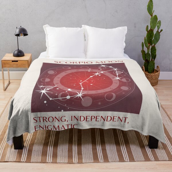 Item preview, Scorpio, Scorpio Moon Sign, Scorpio Zodiac, Red Aura Gradient designed and sold by Magic Love Art Print.