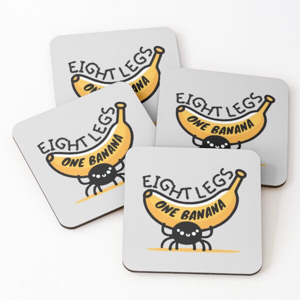 Item preview, Eight Legs One Banana - cute banana spider designed and sold by Funny-Banana.