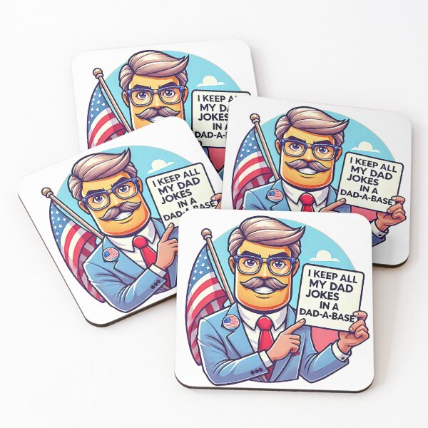 Item preview, I Keep All My Dad Jokes in a Dad-a-Base - Funny Dad Joke Design designed and sold by KriticalDesigns.