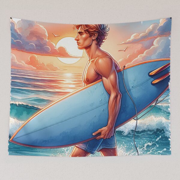 Item preview, Sunset Surfer designed and sold by mushizaman.