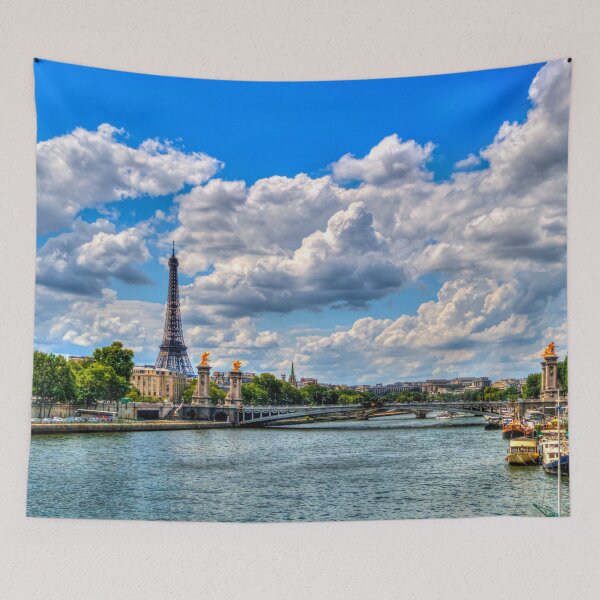 Item preview, Eiffel Tower On The River Seine  designed and sold by Paul Thompson Photography.