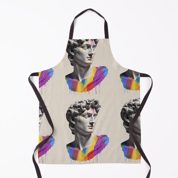 Item preview, Roman bust with paint designed and sold by ShuckedLondon.