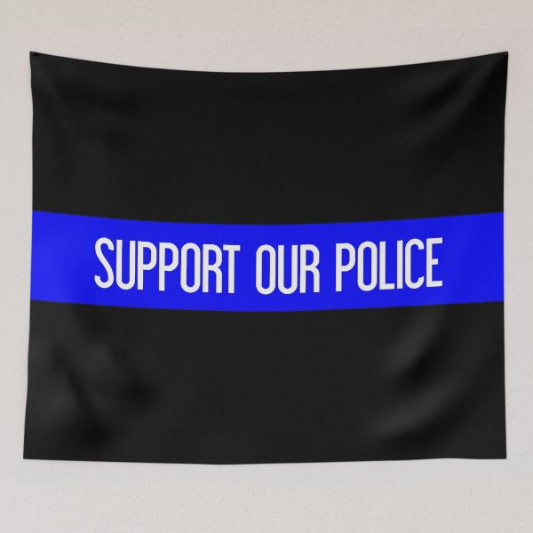 Item preview, Support Our Police & The Thin Blue Line designed and sold by Jared Davies.