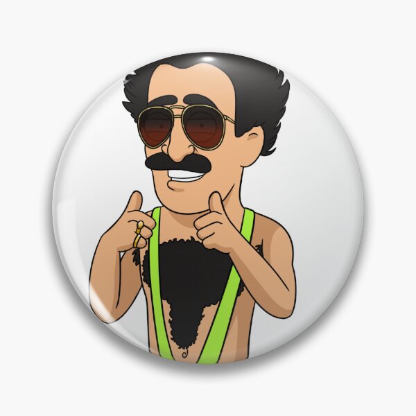 Item preview, Cartoon Borat in mankini designed and sold by MariaPencilArt.