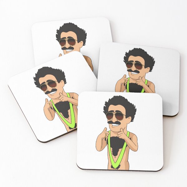 Item preview, Cartoon Borat in mankini designed and sold by MariaPencilArt.