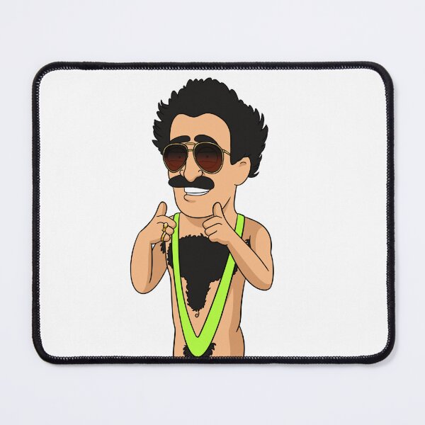 Item preview, Cartoon Borat in mankini designed and sold by MariaPencilArt.