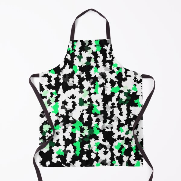Artikelvorschau, Grün Schwarz und Weiß Nicht-geometrisches abstraktes Design entworfen und verkauft von PatternTitan.