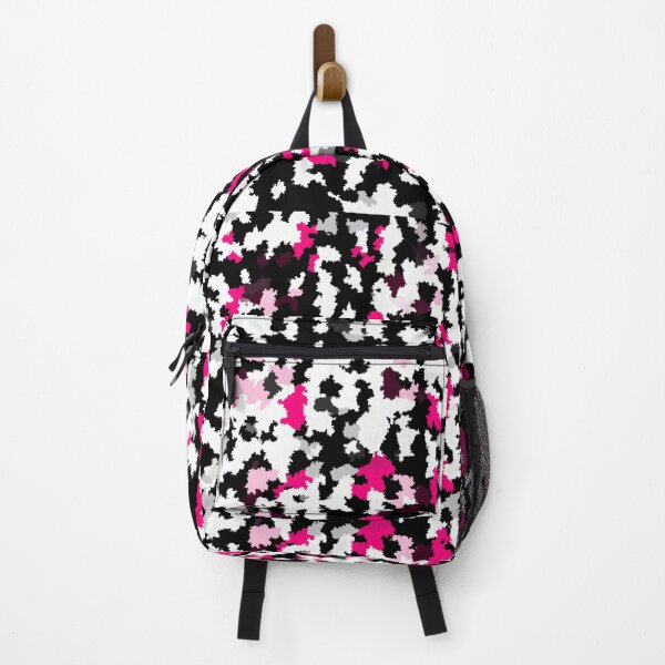 Item preview, Pink Black And White Non-geometric Abstract Design designed and sold by PatternTitan.