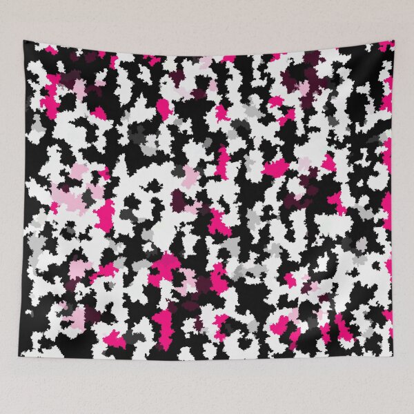 Artikelvorschau, Rosa, schwarz weiß, nicht, geometrisch, abstrakt, design entworfen und verkauft von PatternTitan.
