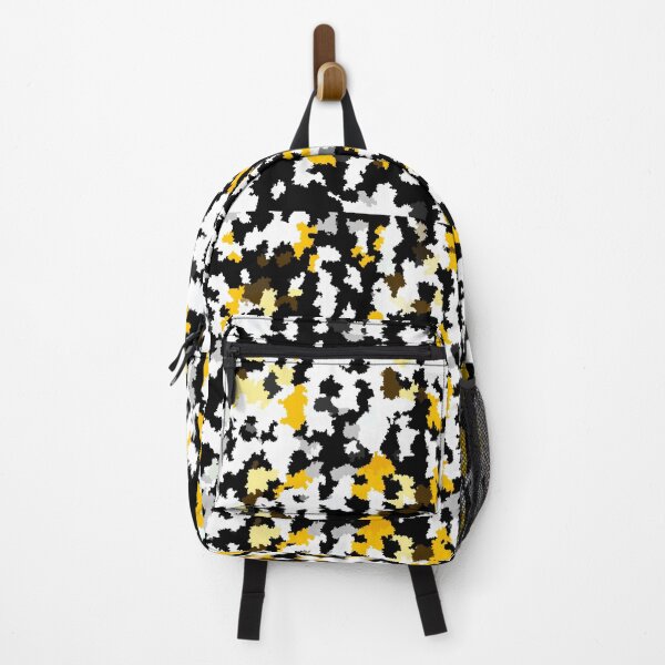 Item preview, Yellow Black And White Non-geometric Abstract Design designed and sold by PatternTitan.