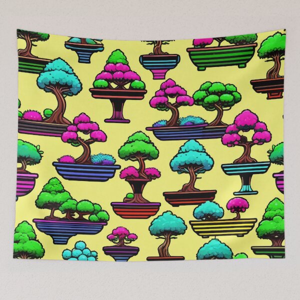 Item preview, Colorful Bonsai Lover's Pattern designed and sold by DreamCraze.