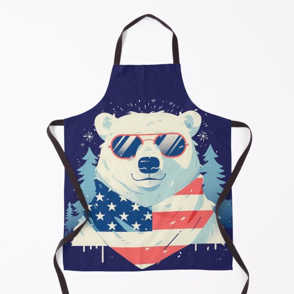 Item preview, Independence day, Patriot bear, Bear with American flag designed and sold by JoyfulNat.