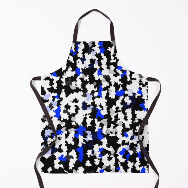 Artikelvorschau, Blaues, schwarzes und weißes nicht-geometrisches abstraktes Design entworfen und verkauft von PatternTitan.
