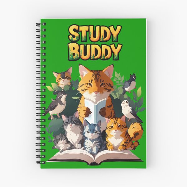Item preview, Study Buddy Reading Books Together designed and sold by WitMeme.