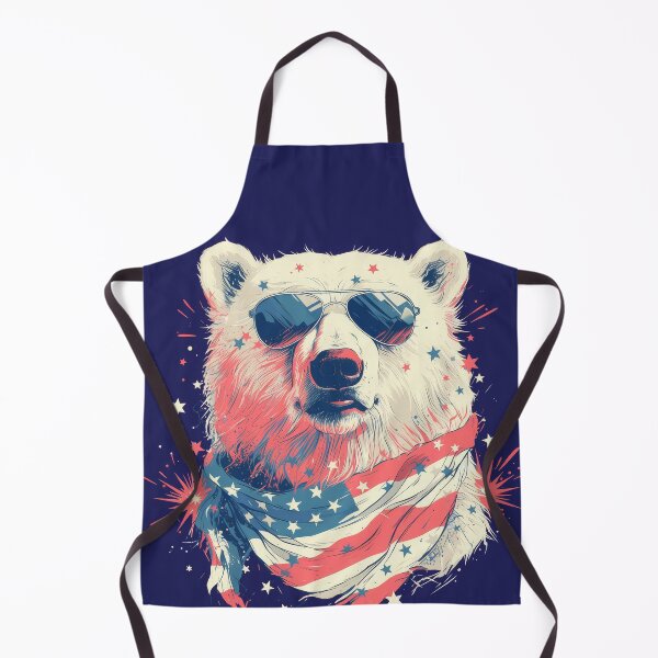 Item preview, Independence day, Patriot bear, Bear with American flag designed and sold by JoyfulNat.