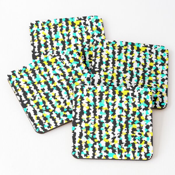 Item preview, Blue Yellow Non-geometric Abstract Design designed and sold by PatternTitan.