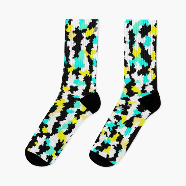 Artikelvorschau, Blaues gelbes nicht-geometrisches abstraktes Design entworfen und verkauft von PatternTitan.