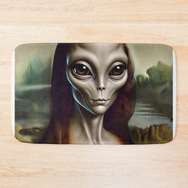 Item preview, Alien Mona Lisa designed and sold by ViccaArt.