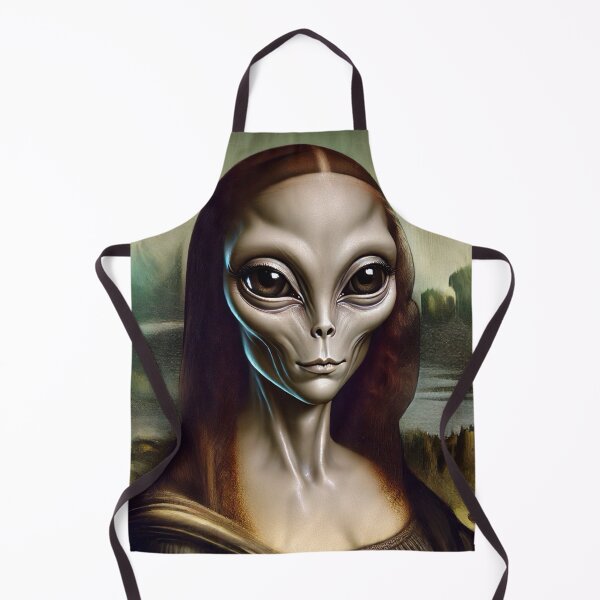 Item preview, Alien Mona Lisa designed and sold by ViccaArt.