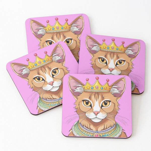 Item preview, "Pink bliss" - Somali cat designed and sold by VariousGoodies.