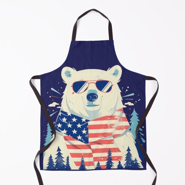 Item preview, Independence day, Patriot bear, Bear with American flag designed and sold by JoyfulNat.