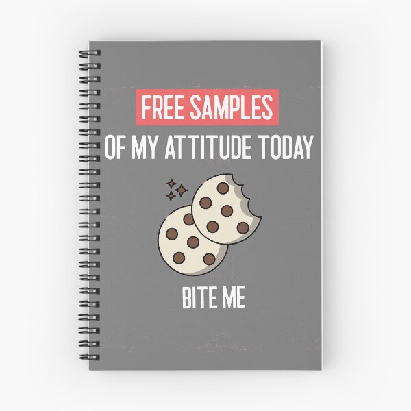 Item preview, Attitude - Free Samples of My Attitude Today - Bite Me cookie designed and sold by LewpyG.