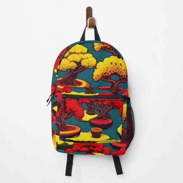 Item preview, Lively Colorful Red Bonsai Pattern designed and sold by DreamCraze.